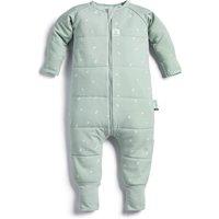 ergoPouch 100% GOTS Winter Long Sleeved Sleep Onesie - 3.5 TOG Sage in Light Green | Size: 12-24 m