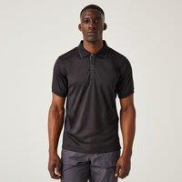 Regatta Men's Navigate Polo Shirt in Jet Black | Size: XL