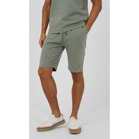 Brave Soul Men's Shorts with Badge Detail in Mint | Size: Medium