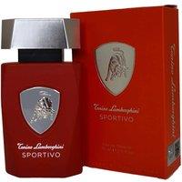 Lamborghini Tonino Men's Sportivo Lamborghini Eau de Toilette Spray 75ml in White