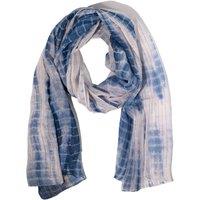 KDMD Women's Nomad Sari Party Shine Scarf Dusky Blue 180 by 50 cm