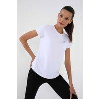 Tommy Life Women's Solid Short-Sleeve Crew Neck T-Shirt in White | Size: XL