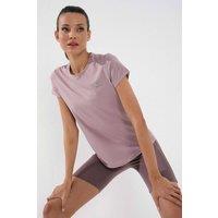 Tommy Life Women's Solid Short-Sleeve Crew Neck T-Shirt in Mauve | Size: Medium