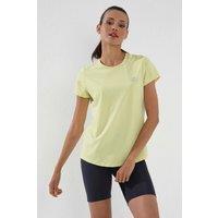 Tommy Life Women's Solid Short-Sleeve Crew Neck T-Shirt in Lemon | Size: Large