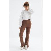 Tommy Life Women's Relaxed Straight-leg Sweatpants in Brown | Size: XL
