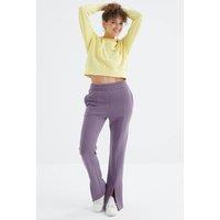 Tommy Life Women's Relaxed Straight-leg Sweatpants in Lilac | Size: XL