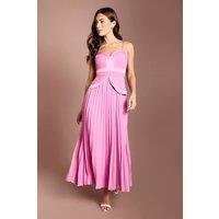 Coast Women's Strappy Crepe Maxi Dress in Pink | Size: 12
