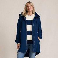 Lands' End Women's Squall A-Line Rain Jacket in Navy | Size: 20