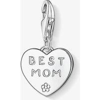 THOMAS SABO Women's Silver Best Mom Heart Charm 0821-001-12