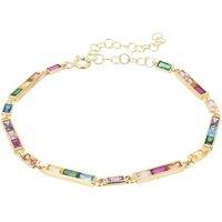 Latelita Women's Riviera Multicoloured Gemstone Bracelet