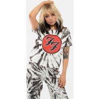 Foo Fighters Women's FF Band Logo Pyjamas in White | Size: XS