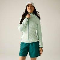 Regatta Women's Andreson Stretch Water-Repellent Hybrid Quilted Jacket in Light Green | Size: 14