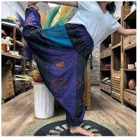 KDMD Women's Himalayan Print Yoga & Festival Pants Unisex Cotton Aladdin Style