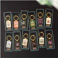 KDMD Women's Set of 48 Steven Rhodes Enamel Keyrings Retro Dark Humor Gifts