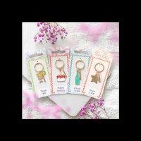 KDMD Women's Set of 24 Enamel Celebration Keyrings on Display Stand