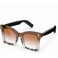 BluCore Women's Smart Audio Sunglasses with Bluetooth Connectivity, Open-Ear Audio in Brown