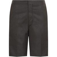 David Luke Boy's Bermuda Length School Shorts in Black | Size: 12-13 Years
