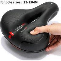 NESTLUNE Super Soft Comfy Big Bum Bike Saddle Seat Mountain MTB in Black | Size: 0-12 m