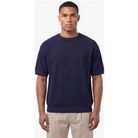 Luke 1977 Men's Ford Relax Fit Knitted T-shirt in Dark Navy | Size: 3XL