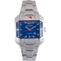 Diadora Men's Blue Watch in Silver