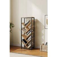 Freestanding TreeShaped Bookshelf Storage Unit in Black
