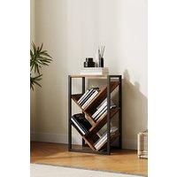 Freestanding TreeShaped Bookshelf Storage Unit in Black