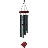 Woodstock Chimes Chimes of Pluto Wind Chime - Evergreen in Green