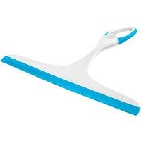 Bedsland Bathroom Shower Squeegee with Soft Rubber Grip for Streak Free Glass in Blue