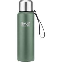 Trail Outdoor Leisure Trail Vacuum Flask with Strap Stainless Steel 600-1000ml Hot Cold in Green | Size: Medium