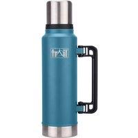 Trail Outdoor Leisure Trail Vacuum Flask with Handle Stainless Steel 1000-1300ml Hot Cold in Teal | Size: Medium