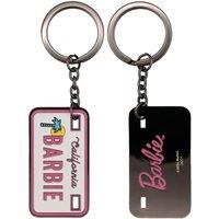 Barbie Car License Plate Limited Edition Keyring in Light Pink