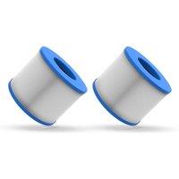 Wave Spas Wave Hot Tub Replacement Filters, Screw-On / Threaded - 16 Pack in Blue | Size: Small