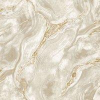 World of Wallpaper Luxe Collection Mineral Effect Vinyl Textured Wallpaper in Cream