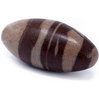KDMD Three Inch Shiva Lingam Stone Sacred Narmada River Crystal in Brown