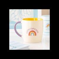 KDMD A Little Cup of Calm Rainbow Ceramic Mug 370ml