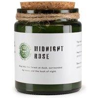 KDMD Midnight Rose Soy Candle in Deep Green Glass Jar