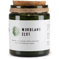 KDMD Greenman Woodwick Soy Candle Woodland Zest Citrus Fresh Air in Green