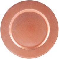 Kelvenix Metallic Rose Gold Charger Plate 33cm Wedding Party Table Setting