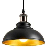 Kelvenix Black / Inner Gold Metal Lampshade