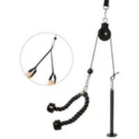 Kelvenix Fitness Pulley System - Home Gym Cable Equipment DIY Attachments in Black