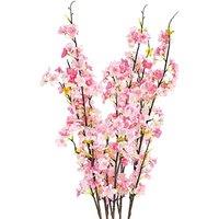 SPETLEK 5pcs Artificial Cherry Blossom Branches Pink | Size: 0.6m2