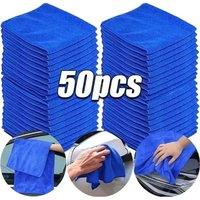 SPETLEK 50 x LARGE MICROFIBRE CLEANING in Blue | Size: 0.6m2