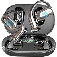 NESTLUNE AI Translation Earbuds Real Time Translator Earphones in Black