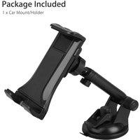 NESTLUNE Universal Car Tablet Holder Dashboard Windscreen iPad Phone in Black