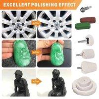 EONLION 9 PCS Buffing Pad Polishing Wheel Mop Kit in White | Size: 1000mm x 400mm
