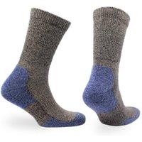 Norfolk Socks Cushioned Tenderhold Non-Restrictive Walking Socks - Alfie in Brown | Size: 6-8
