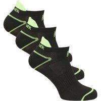 Norfolk Socks Repreve Low Cut Running Socks - 3pp - Caretta in Black | Size: 6-8