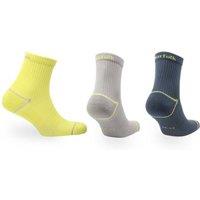 Norfolk Socks Repreve Ankle Sports Socks - 3pp - Rhino in Yellow | Size: 3-5
