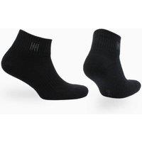 Norfolk Socks Extra Cushioned Tennis Socks 2-Pack - Montreal in Black | Size: 6-8