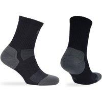 Norfolk Socks Coolmax Walking Socks - Seamless & Blister-Free - Ibex in Black | Size: 9-12